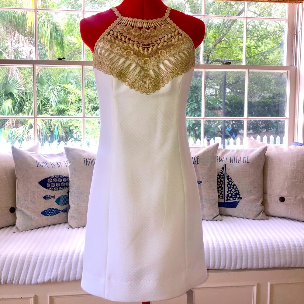 Lilly Pulitzer white women’s mini dress size 2